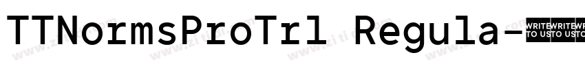 TTNormsProTrl Regula字体转换